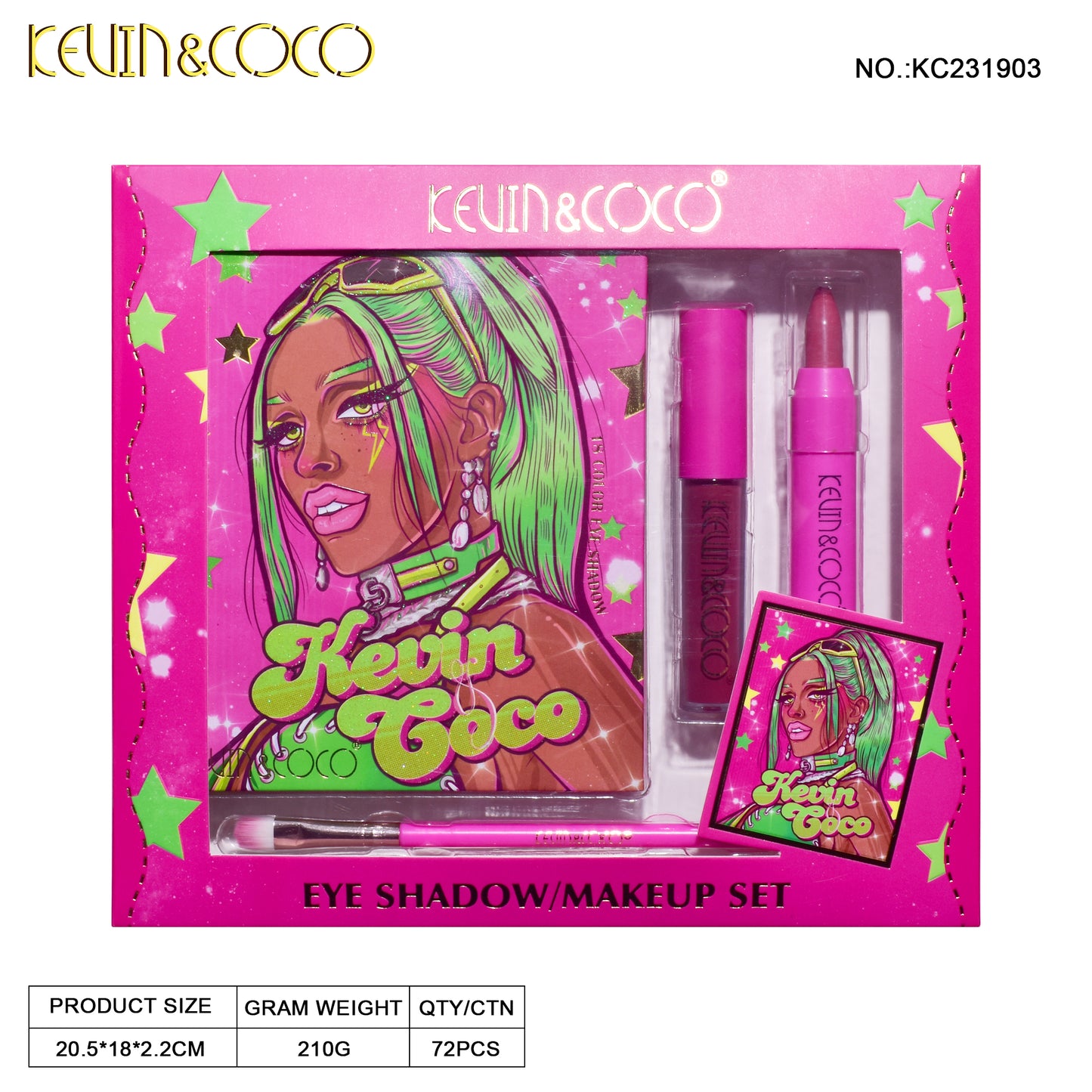 KIT DE MAQUILLAJE KEVIN&COCO REF:KC231903