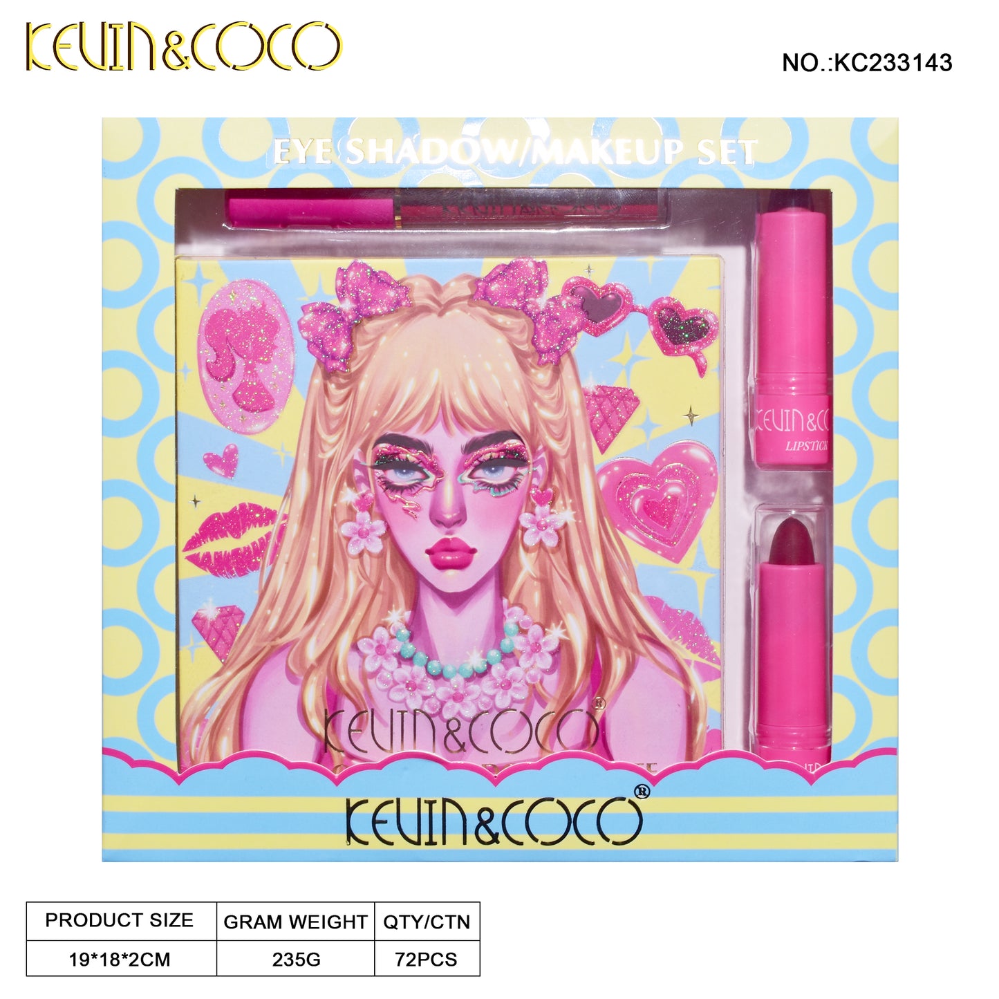 KIT DE MAQUILLAJE KEVIN&COCO  REF:KC233143