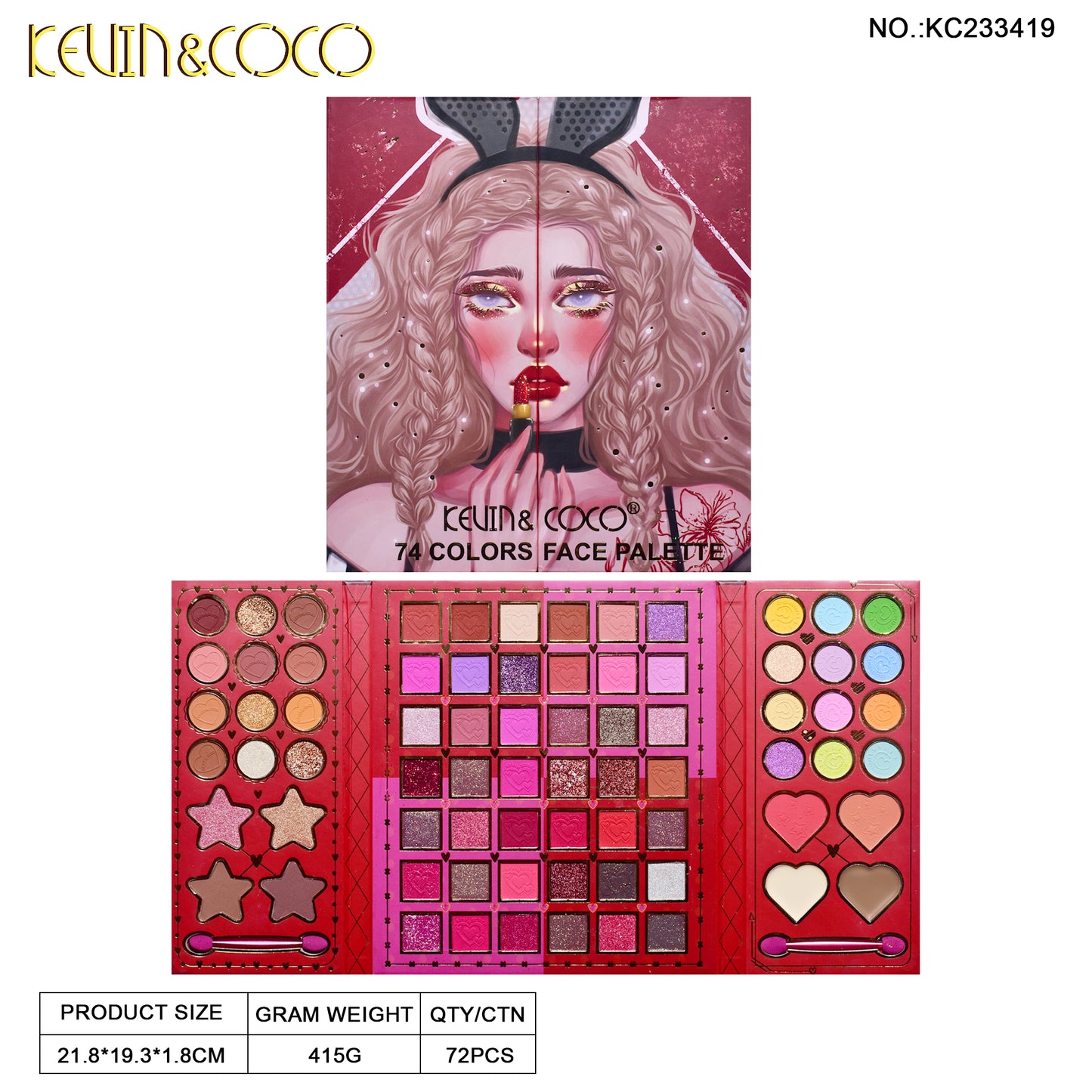 KIT DE MAQUILLAJE KEVIN&COCO REF:KC233419