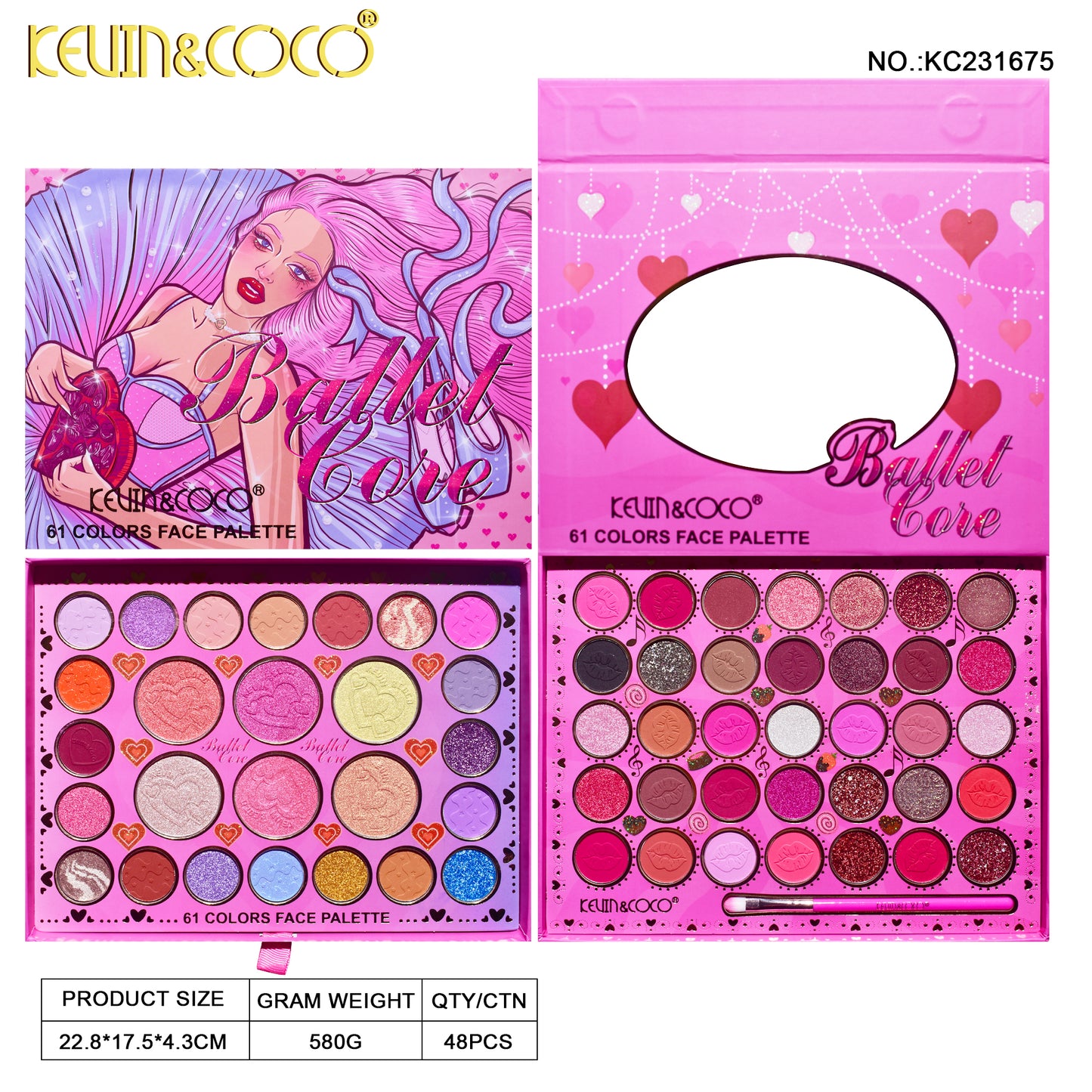 KIT DE MAQUILLAJE KEVIN&COCO REF:KC231675