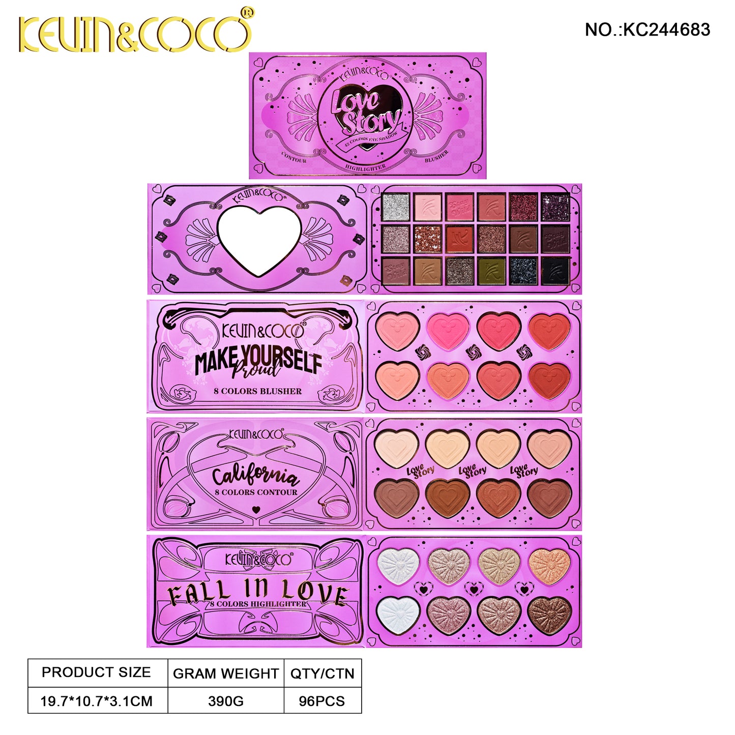 KIT DE MAQUILLAJE REF: KC244683