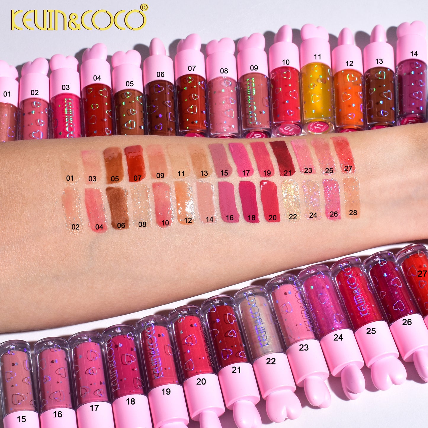 LABIAL LIQUIDO KEVIN&COCO KIT POR 28 UNDS REF:KC245413